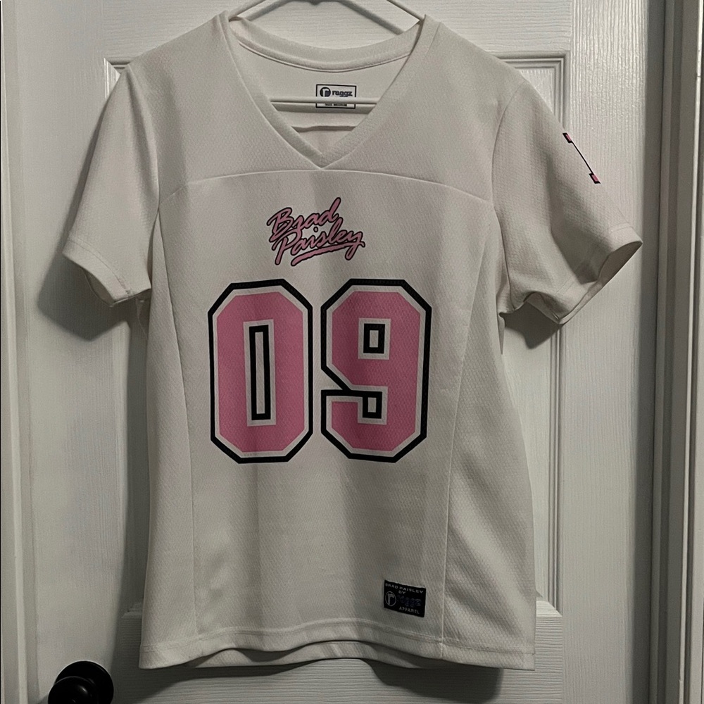 Majestic Kids White and Pink Jersey